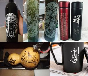 重庆万州区酒瓶葫芦工艺品激光雕刻机